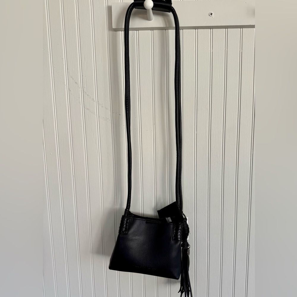 House of Harlow 1960 Black Leather Crossbody Bag - Picture 5 of 6